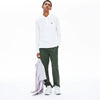 Men's Long-sleeve L.12.12 Polo Shirt White